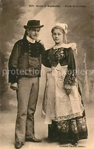 AK / Ansichtskarte Bannalec Maries Etude de Costumes Bannalec