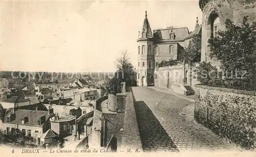 AK / Ansichtskarte Dreux Chemin de ronde du Chateau Dreux