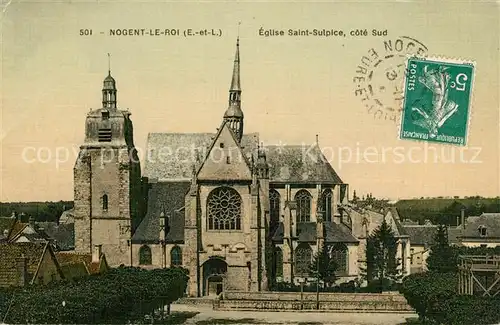 AK / Ansichtskarte Nogent le Roi Eglise Saint Sulpice Nogent le Roi