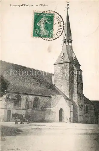 AK / Ansichtskarte Fresnay l_Eveque Eglise Kirche Fresnay l Eveque