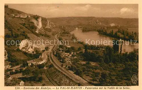 AK / Ansichtskarte Val_Saint_Martin Panorama sur la Vallee de la Seine 