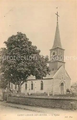 AK / Ansichtskarte Saint Leger de Rotes Eglise Kirche Saint Leger de Rotes