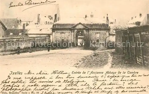 AK / Ansichtskarte Ixelles Entree de lAncienne Abbaye de la Cambre Ixelles