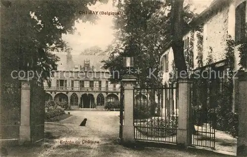 AK / Ansichtskarte Chimay Entree du Chateau Chimay