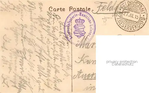 AK / Ansichtskarte Dadizeele Gezicht op de Basiliek en t Kasteel Dadizeele