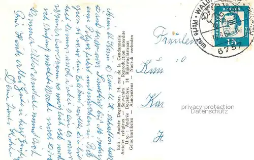 AK / Ansichtskarte Beauraing Pont et lieu de l Apparition Beauraing