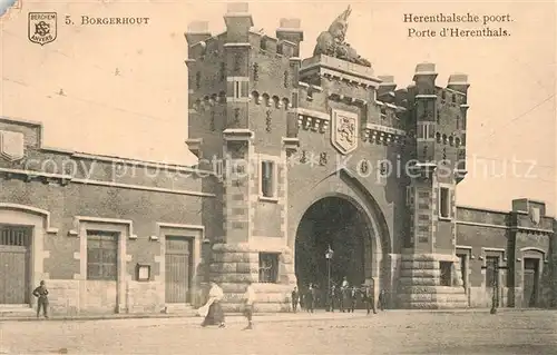 AK / Ansichtskarte Borgerhout Porte d Herenthals Borgerhout