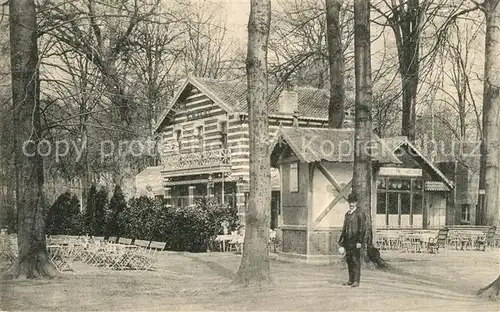 AK / Ansichtskarte Bruxelles_Bruessel Bois de la Cambre Chalet Rossignol Bruxelles_Bruessel