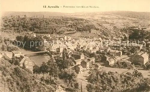 AK / Ansichtskarte Aywaille Panorama vers Kin et Stockeu Aywaille