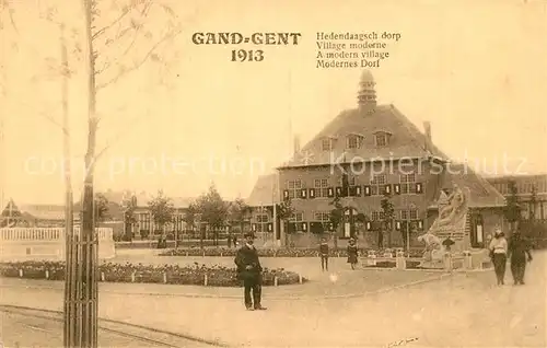 AK / Ansichtskarte Gent_Gand_Flandre Hedendaagsch dorp Gent_Gand_Flandre