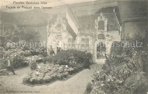 AK / Ansichtskarte Gand_Belgien Floralies Gantoises 1908 Facade de Frascati dans l annexe Gand Belgien