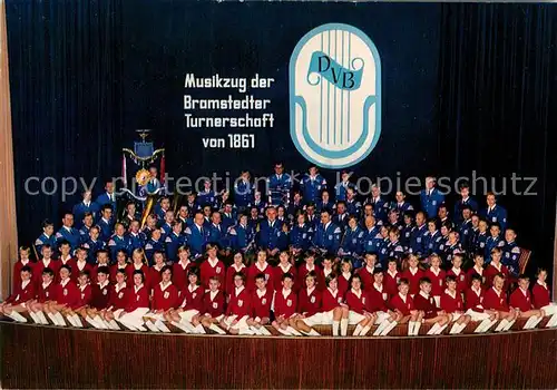 AK / Ansichtskarte Bad_Bramstedt Musikzug der Bramstedter Turnerschaft von 1861 Bad_Bramstedt