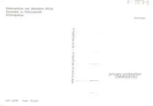 AK / Ansichtskarte Friedensau Erholungsheim und Altersheim Friedensau