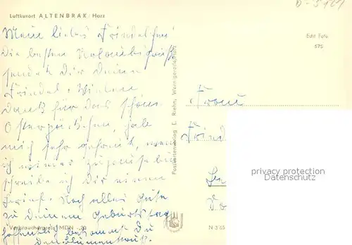 AK / Ansichtskarte Altenbrak_Harz Partie am Fluss Altenbrak Harz