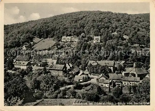 AK / Ansichtskarte Altenbrak_Harz Blick von Bachsh?he Altenbrak Harz