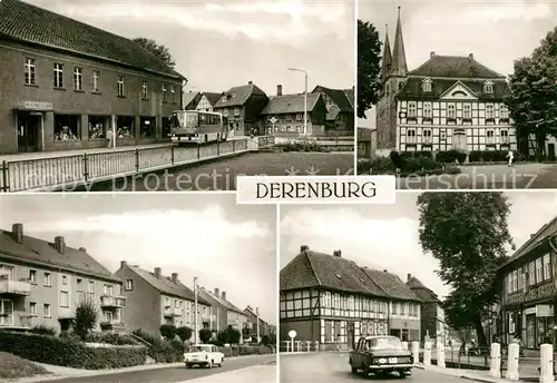 AK / Ansichtskarte Derenburg Kaufhaus Rathaus Bleichstrasse Halberst?dter Strasse Derenburg