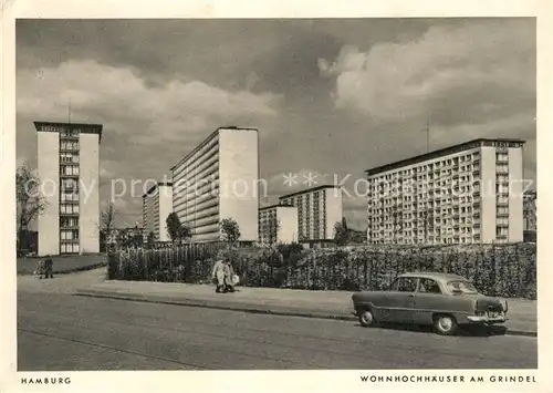 AK / Ansichtskarte Hamburg Wohnhochh?user am Grindel Hamburg