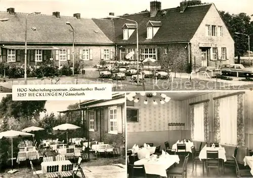 AK / Ansichtskarte Hecklingen_Stassfurt HOG Naherholungszentrum G?nsefurther Busch Hecklingen_Stassfurt