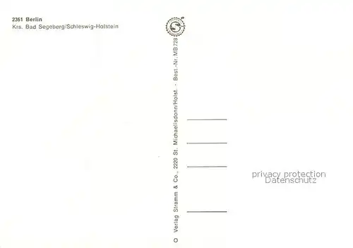 AK / Ansichtskarte Berlin_Bad_Segeberg Strand Berlin_Bad_Segeberg