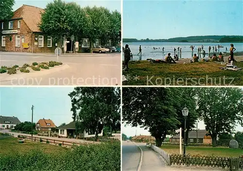 AK / Ansichtskarte Berlin_Bad_Segeberg Orstpartien mit Strand Berlin_Bad_Segeberg