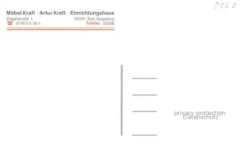 AK / Ansichtskarte Bad_Segeberg M?bel Kraft Einrichtungshaus Fliegeraufnahme Bad_Segeberg