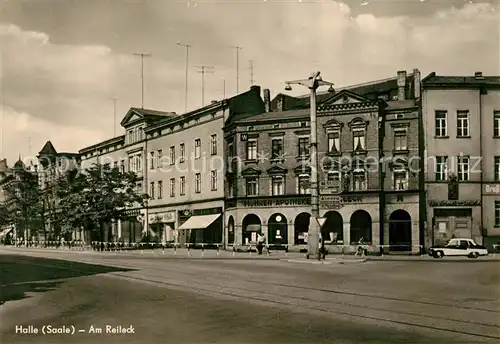 AK / Ansichtskarte Halle_Saale Am Reileck Halle_Saale