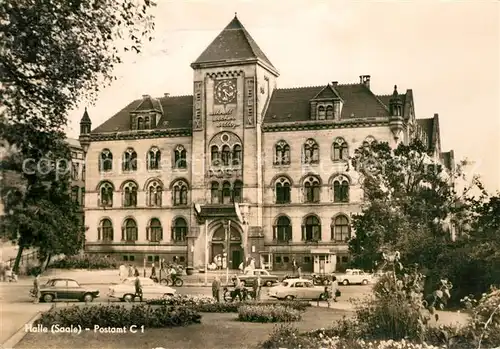 AK / Ansichtskarte Halle_Saale Postamt C 1 Halle_Saale