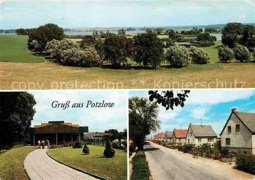 AK / Ansichtskarte Potzlow See Kaufhalle Prenzlauer Strasse Potzlow