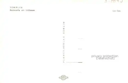 AK / Ansichtskarte Templin Badestelle am L?bbesee Templin