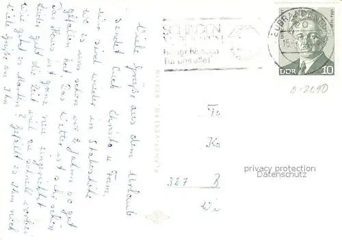 AK / Ansichtskarte Templin Goethe Schule Ferienheim Aufbau  Templin