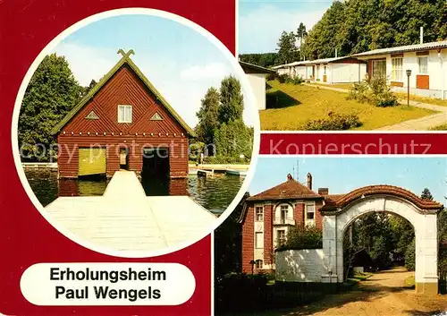 AK / Ansichtskarte Lychen Erholungsheim Paul Wengels Lychen