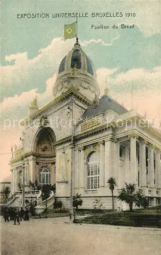 AK / Ansichtskarte Exposition_Universelle_Bruxelles_1910 Pavillon du Bresil  