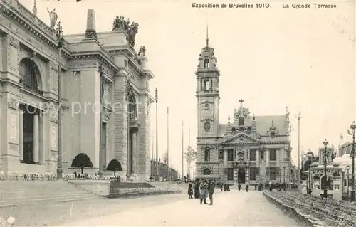 AK / Ansichtskarte Exposition_Universelle_Bruxelles_1910 Grande Terrasse  
