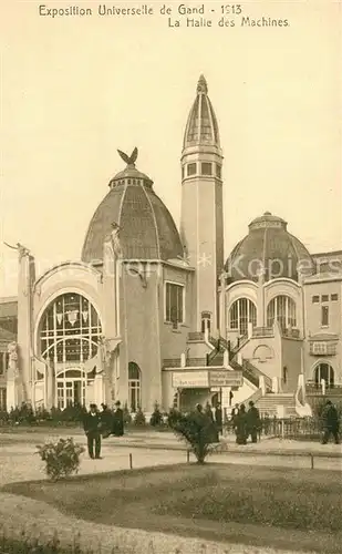 AK / Ansichtskarte Exposition_Universelle_Gand_1913 Halle des Machines  