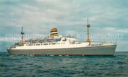 AK / Ansichtskarte Schiffe_Ships_Navires S.S. Maasdam Holland America Line 