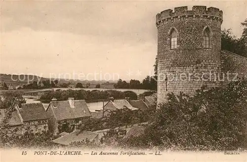 AK / Ansichtskarte Pont de l_Arche Les anciennes fortifications Pont de l Arche