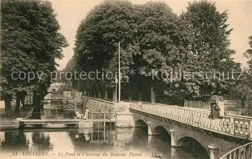 AK / Ansichtskarte Louviers_Eure Pont Avenue du Docteur Postel Louviers Eure