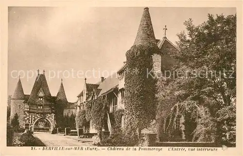 AK / Ansichtskarte Berville sur Mer Entree du Chateau de la Pommeraye Berville sur Mer