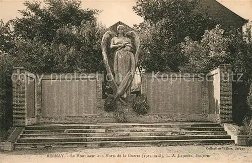 AK / Ansichtskarte Bernay Monument aux Morts de la Grande Guerre 1914 18 Bernay