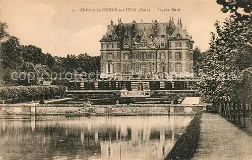 AK / Ansichtskarte Conde sur Iton Chateau facade nord Conde sur Iton