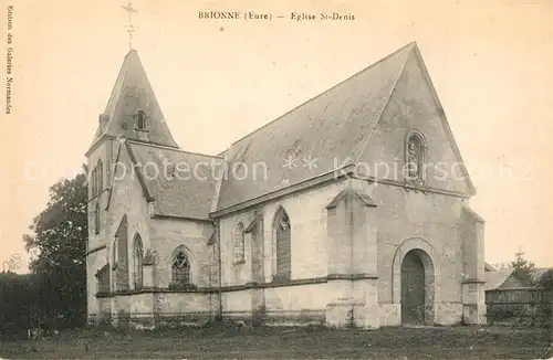 AK / Ansichtskarte Brionne Egise Saint Denis Brionne