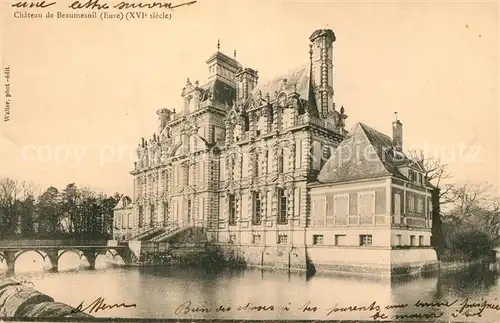 AK / Ansichtskarte Beaumesnil_Eure Chateau Beaumesnil Eure