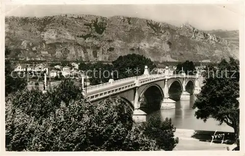 AK / Ansichtskarte Valence_Drome Pont de Saint Peray et le Rhone Valence_Drome