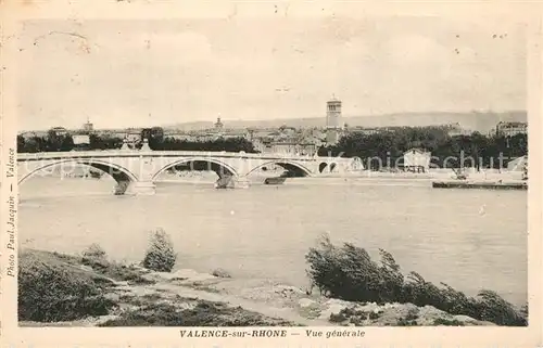 AK / Ansichtskarte Valence_Drome Aux bords du Rhone Pont Valence_Drome