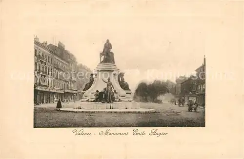 AK / Ansichtskarte Valence_Drome Monument Emile Augier Valence_Drome