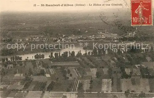 AK / Ansichtskarte Saint Rambert d_Albon et le Rhone vue aerienne Saint Rambert d Albon