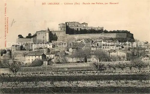 AK / Ansichtskarte Grignan Chateau Grignan