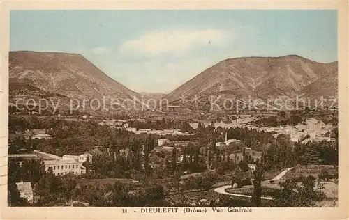 AK / Ansichtskarte Dieulefit Vue generale Montagnes Dieulefit