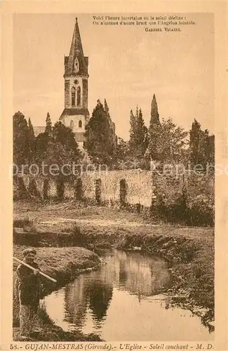 AK / Ansichtskarte Gujan Mestras Eglise  Gujan Mestras