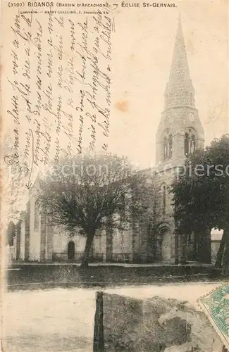 AK / Ansichtskarte Biganos Eglise St. Gervais Biganos